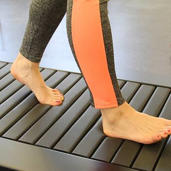barefoot treadmill running