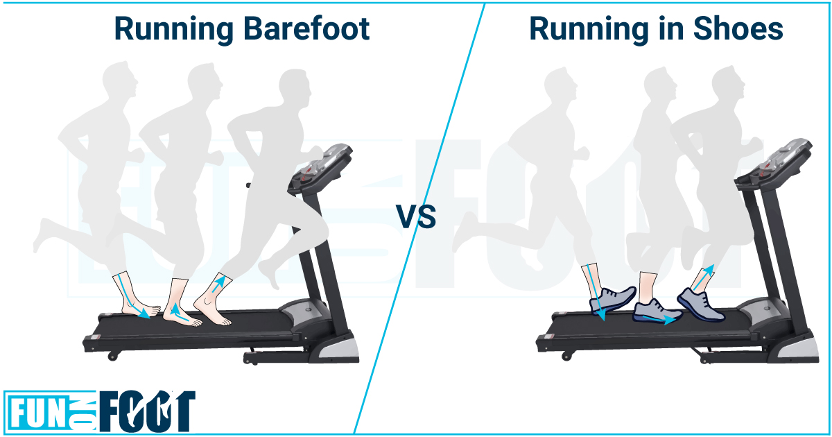 Running barefoot best sale on treadmill